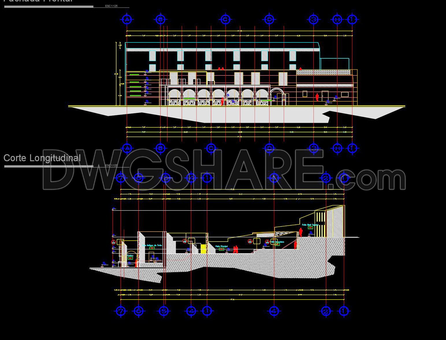 151. Download Coetzalan Hotel Architectural Drawing Autocad Dwg (4)