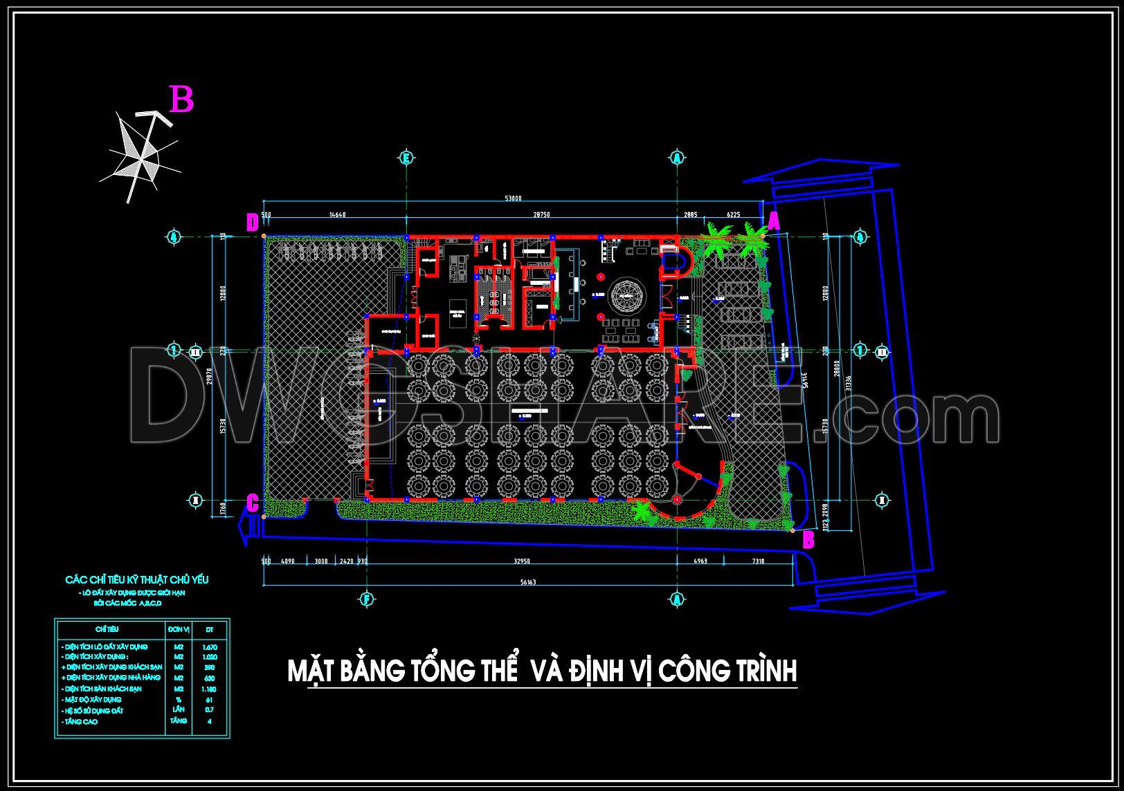 152. Download Complete 5-story Mini Hotel Cad Drawings – Architecture & Structure (31 × 53 M) (1)
