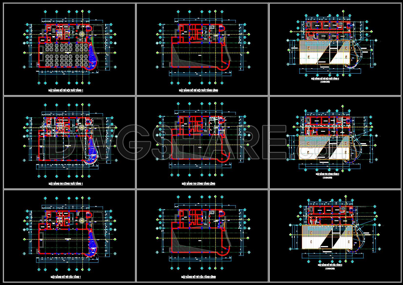 152. Download Complete 5-story Mini Hotel Cad Drawings – Architecture & Structure (31 × 53 M) (2)