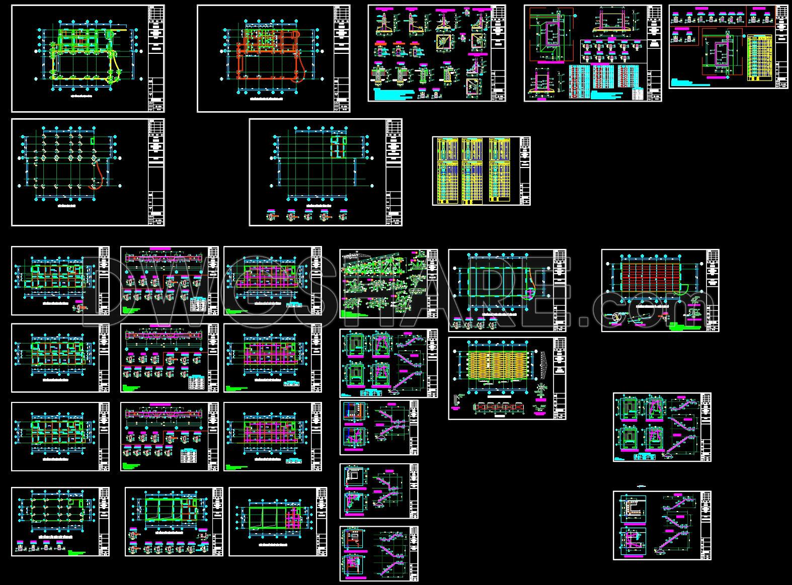 152. Download Complete 5-story Mini Hotel Cad Drawings – Architecture & Structure (31 × 53 M) (5)