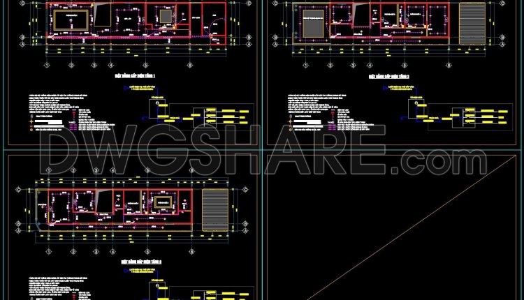 174. Residential MEP Plumbing CAD Drawings – Water Supply, Drainage and Septic Tank System (3)