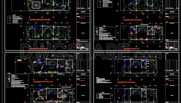 176.-complete-house-mep-cad-drawings-electrical-lighting-water-supply-and-drainage-design-1