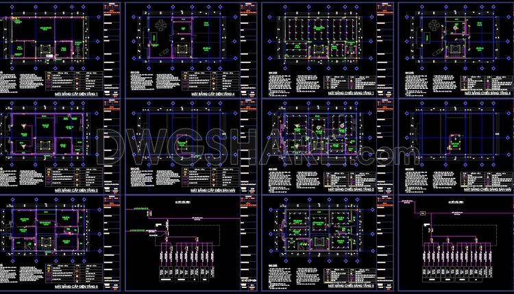 177.-residential-electrical-cad-drawings-lighting-power-distribution-and-wiring-diagrams-1