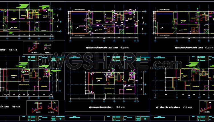 180.-plumbing-cad-drawings-dwg-water-supply-drainage-system-1