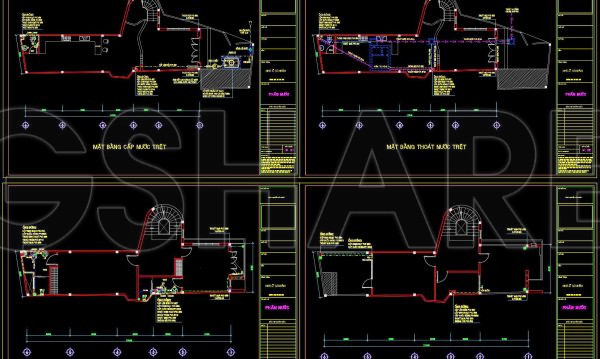 4 weeks ago
                

                
             83184. Complete Water Supply and Drainage CAD Drawings for House