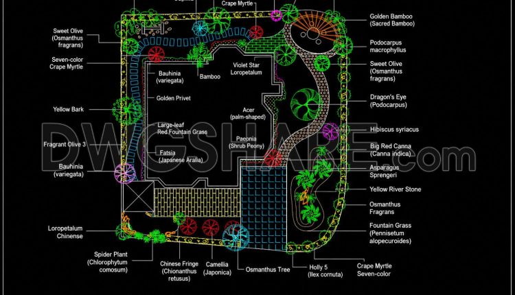 215.-free-villa-garden-landscaping-plan-cad-detailed-layout-dwg