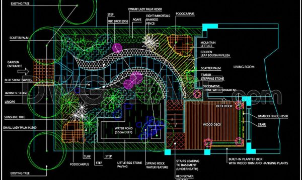 216.-download-free-villa-garden-planting-layout-cad-dwg-files