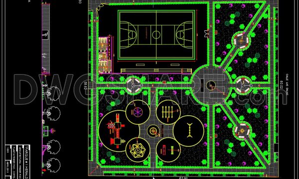1 month ago
                

                
             228222. Urban Park Landscape Design CAD Drawings with Basketball Court