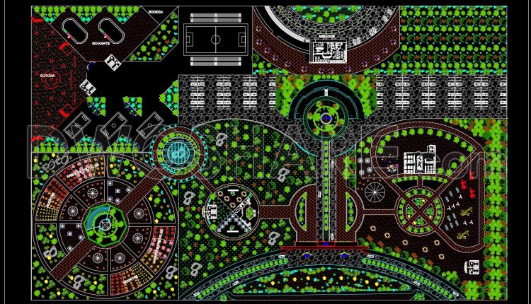 223.-complete-recreational-park-master-plan-cad-drawings-dwg