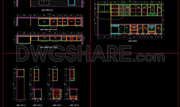 2 months ago
                

                
             211250. Download Free Detailed CAD Drawings of Home Kitchen Cabinets