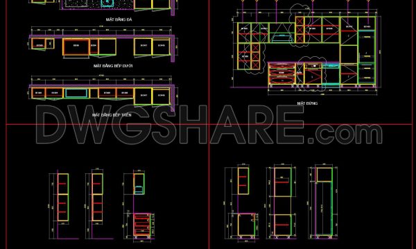 1 month ago
                

                
             208252. Free DWG Files of Modern Kitchen Cabinet Technical Details