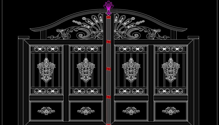 279.-download-luxury-ornamental-iron-gate-cad-drawing-elegant-villa-entrance-design