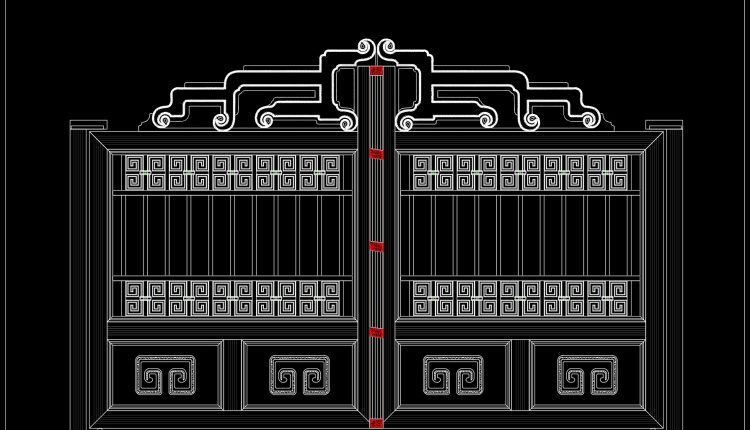283.-chinese-style-metal-entrance-gate-cad-blocks-traditional-architectural-design