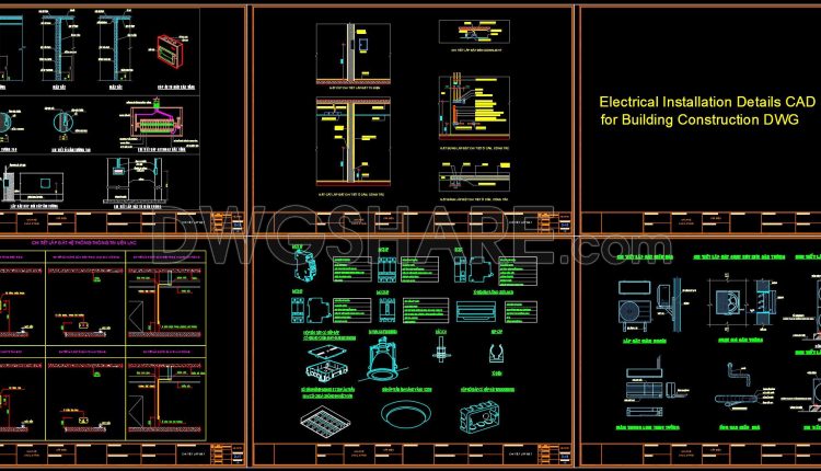 355.-electrical-installation-details-cad-drawings-for-building-construction-dwg