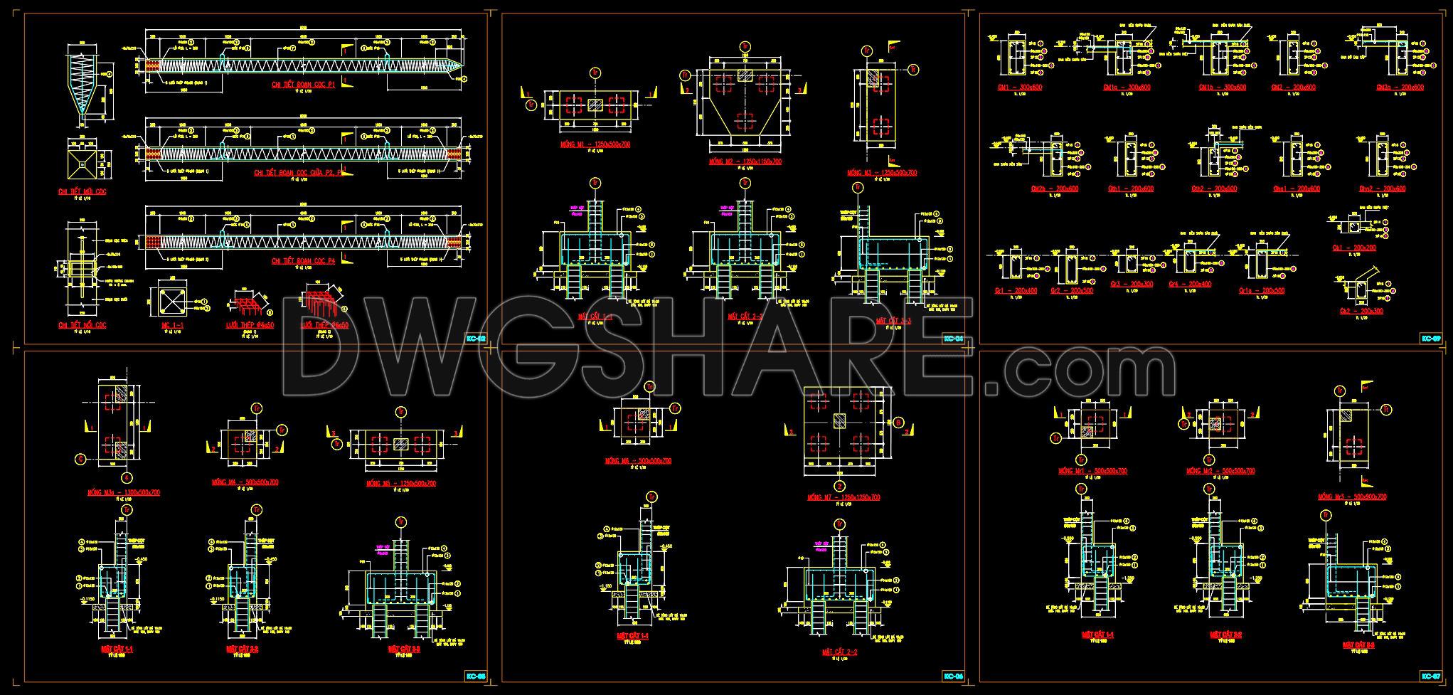428. Download of Structural CAD Drawings for 9.8m x 12.8m Reinforced Concrete Townhouse (3)