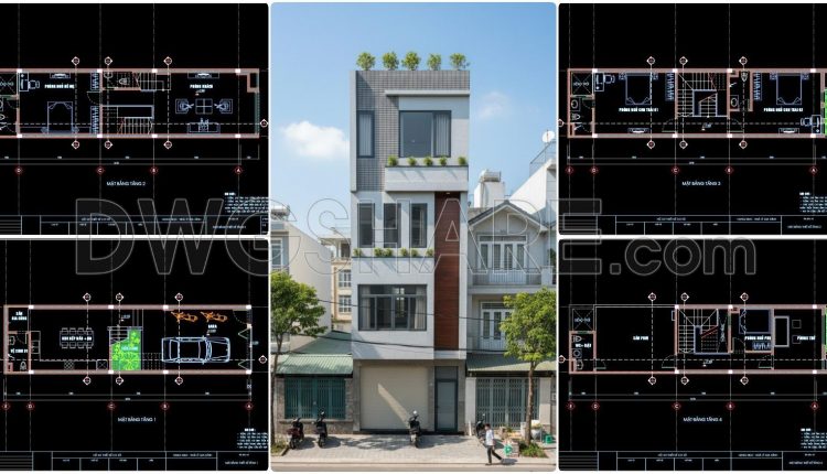 441.-download-cad-design-drawings-for-a-4-story-house-with-dimensions-45m-x-161m-0
