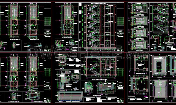 2 months ago
                

                
             304454. Download free detailed CAD drawings of staircases and elevators for buildings