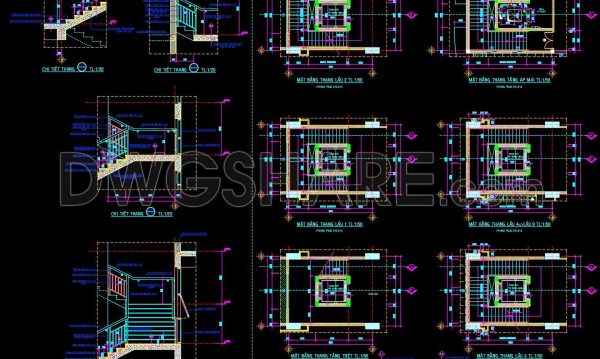 2 months ago
                

                
             231457. Download free detailed CAD drawings of staircases and elevators for buildings