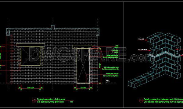 1 month ago
                

                
             158600. Typical Brick Wall Construction Detail CAD Drawing
