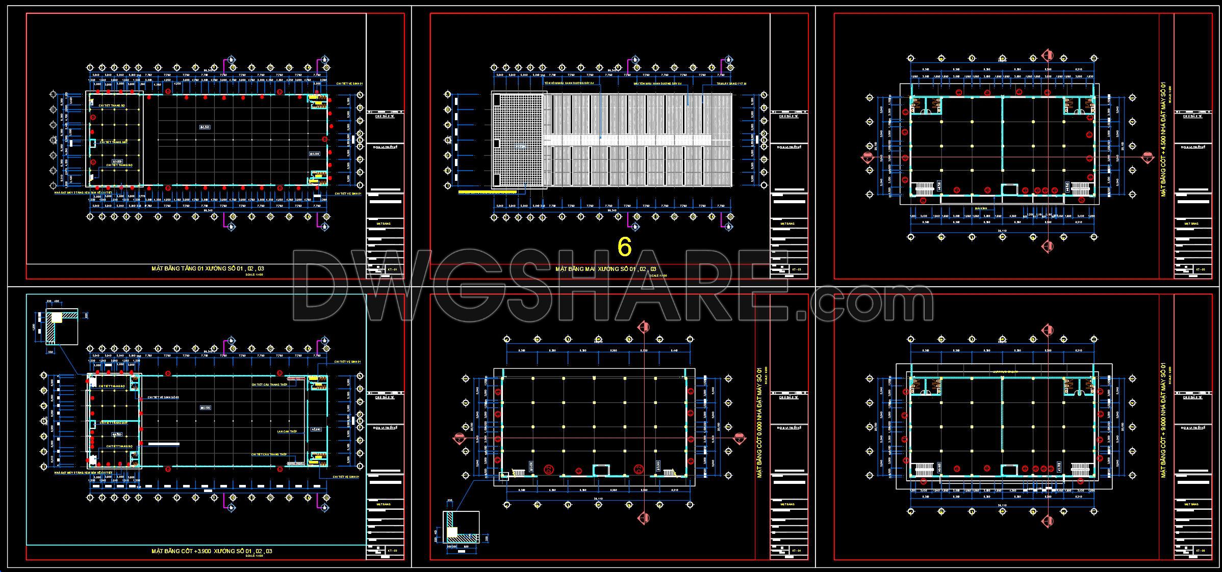 61. Download Architectural Cad Drawings Of Electric Wire And Cable Manufacturing Factory – 38m X 98m Design (2)