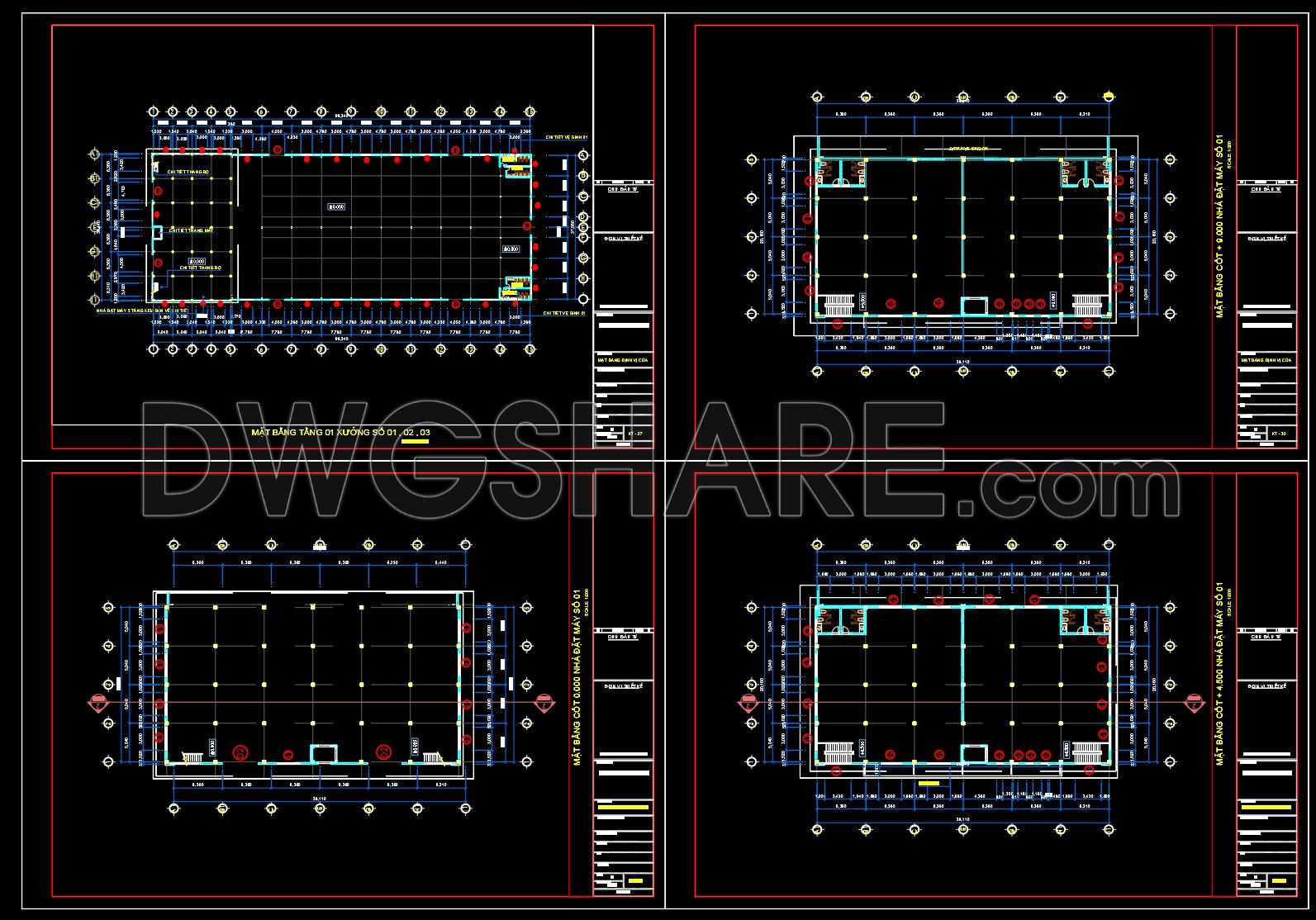 61. Download Architectural Cad Drawings Of Electric Wire And Cable Manufacturing Factory – 38m X 98m Design (7)