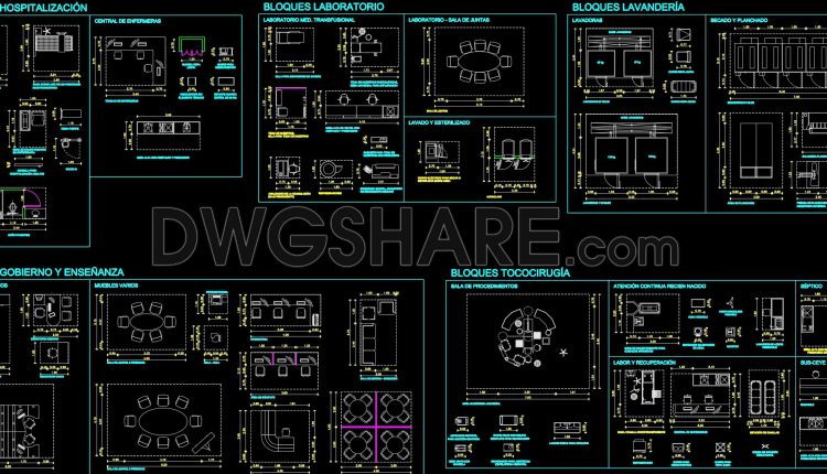 69.-hospital-interior-furniture-and-equipment-cad-blocks