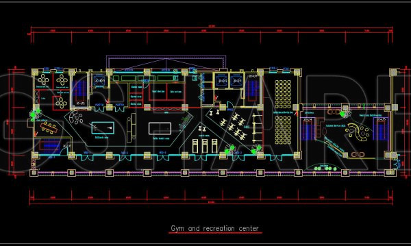 4 weeks ago
                

                
             19771. Gym and Fitness Center Architectural Plan DWG