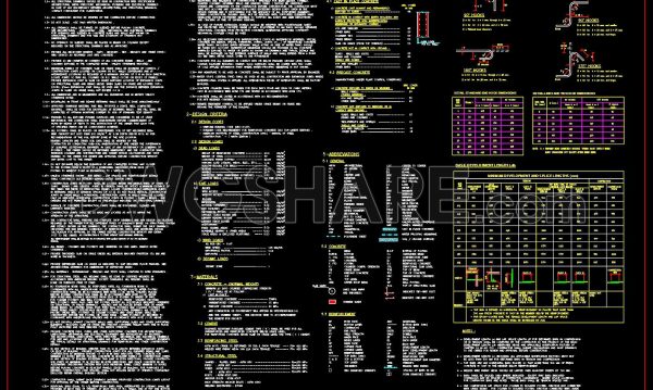 2 months ago
                

                
             284713. Reinforced Concrete Structural General Notes and Specifications CAD Drawing DWG