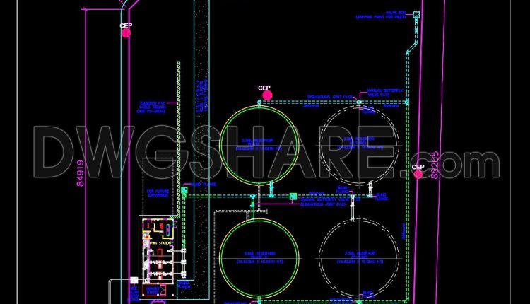 714. Reservoir Site Development Plan CAD Drawing DWG Download (1)