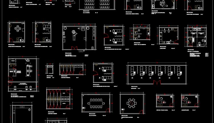 72. Download Hospital Room Layout CAD Drawings Collection (DWG) (1)