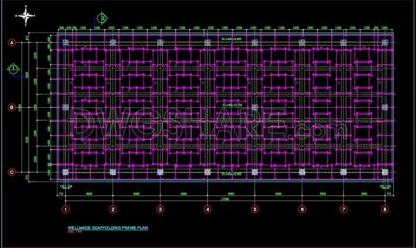 2 months ago
                

                
             196720. Scaffolding Structure CAD Drawing DWG File