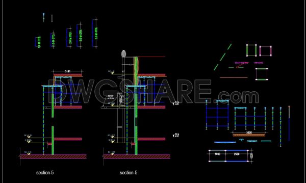 2 months ago
                

                
             180721. Scaffolding Components, Connections and Assembly Details CAD Drawing DWG