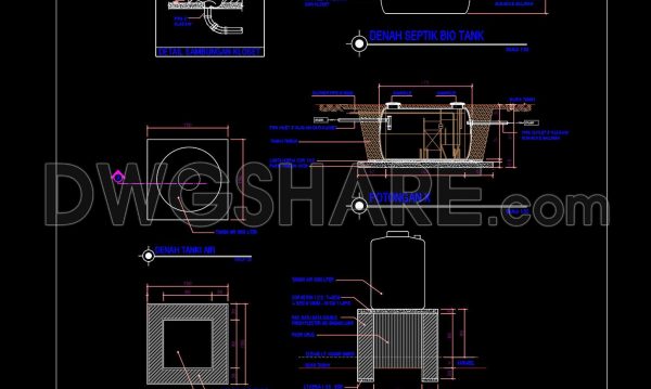 2 months ago
                

                
             125722. Septic Bio Tank Section Details CAD Drawing DWG Download