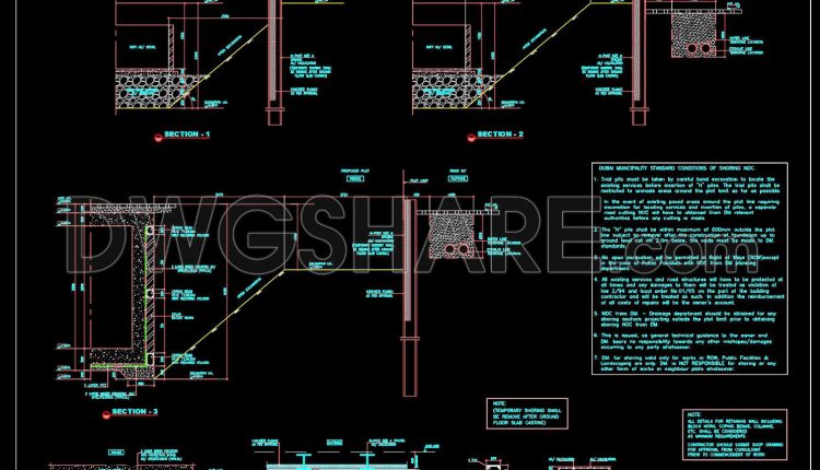 725.-shoring-layout-and-section-details-cad-drawings-dwg-1