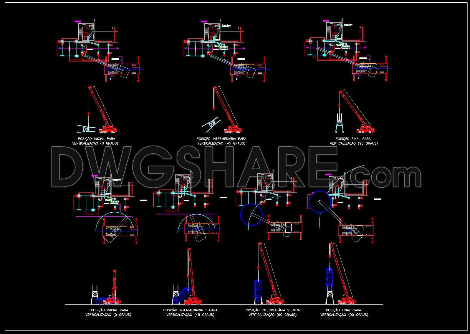 729. Concrete Plant Silo Assembly Details CAD Drawings DWG (1)