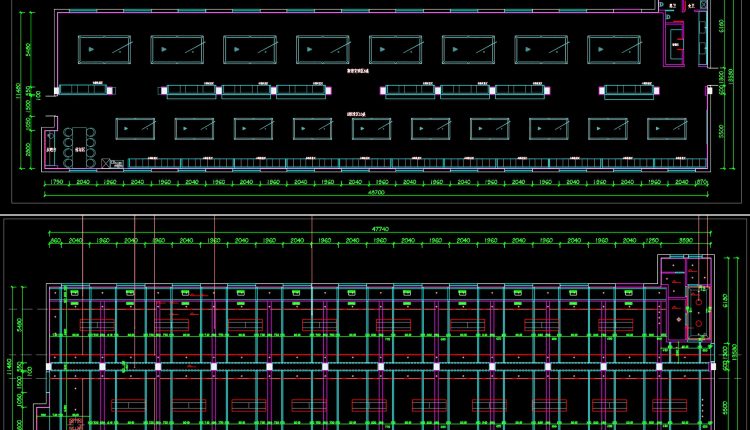 74.-billiards-hall-layout-and-reflected-ceiling-plans-cad-template-dwg