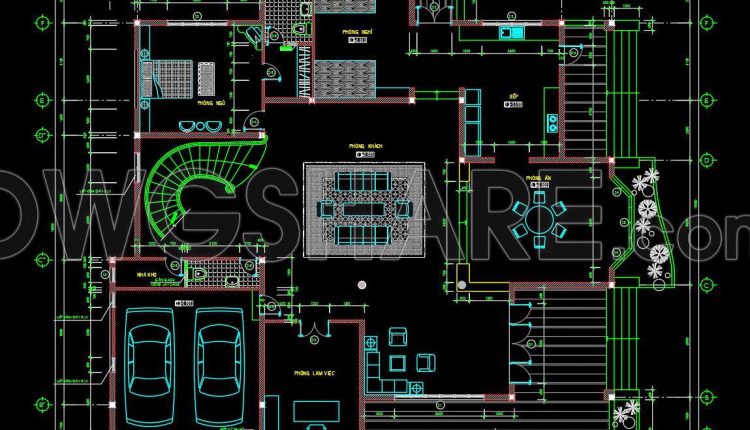 829.-free-download-autocad-drawings-of-modern-villa-ground-floor-and-first-floor-plans-1