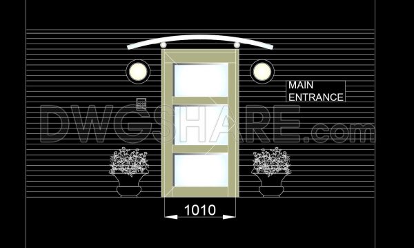 1 month ago
                

                
             67872. Main Entrance Door with Canopy CAD Drawing DWG