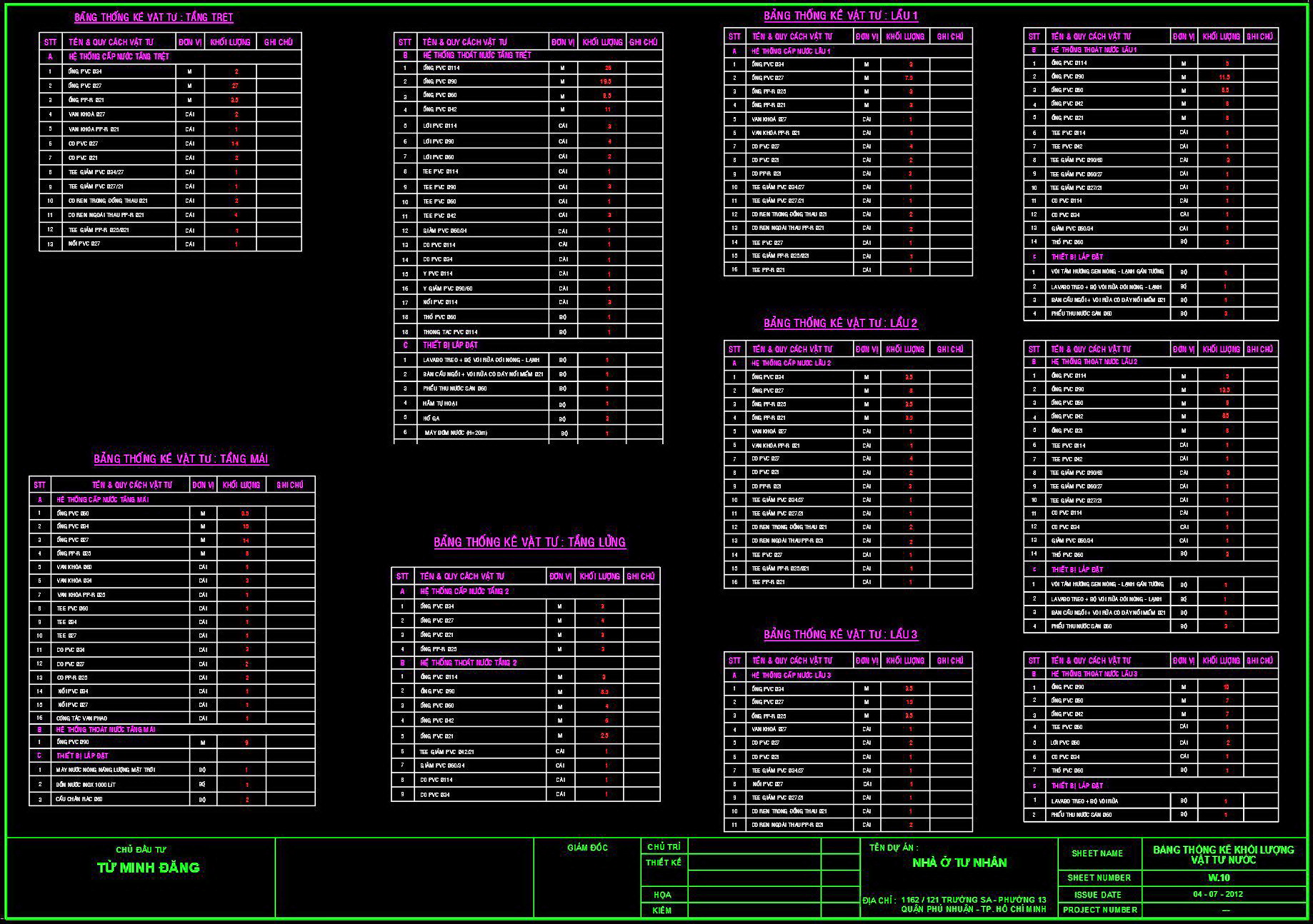 187. Complete Residential Water Supply and Drainage System CAD Drawings DWG (4)