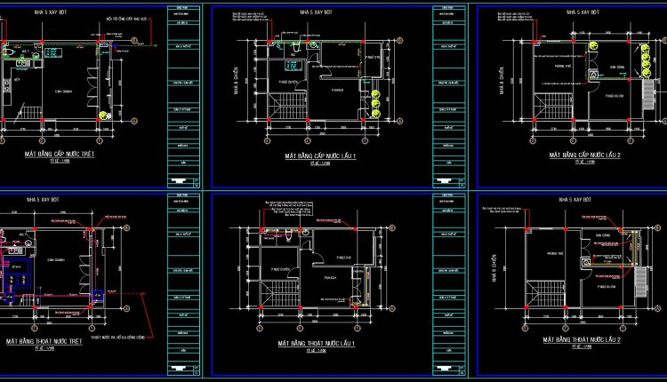193.-complete-plumbing-cad-drawings-for-a-5_8-m-three-storey-house-dwg-1