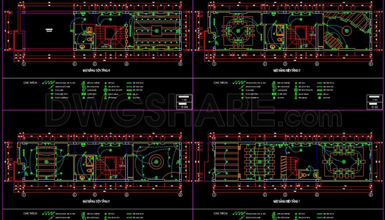 198.-complete-residential-electrical-lighting-and-communication-system-cad-drawings-dwg