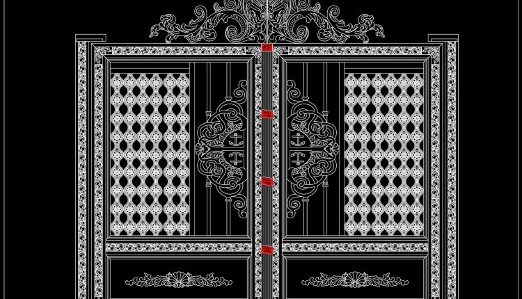 286.-luxury-baroque-wrought-iron-gate-cad-drawings-dwg