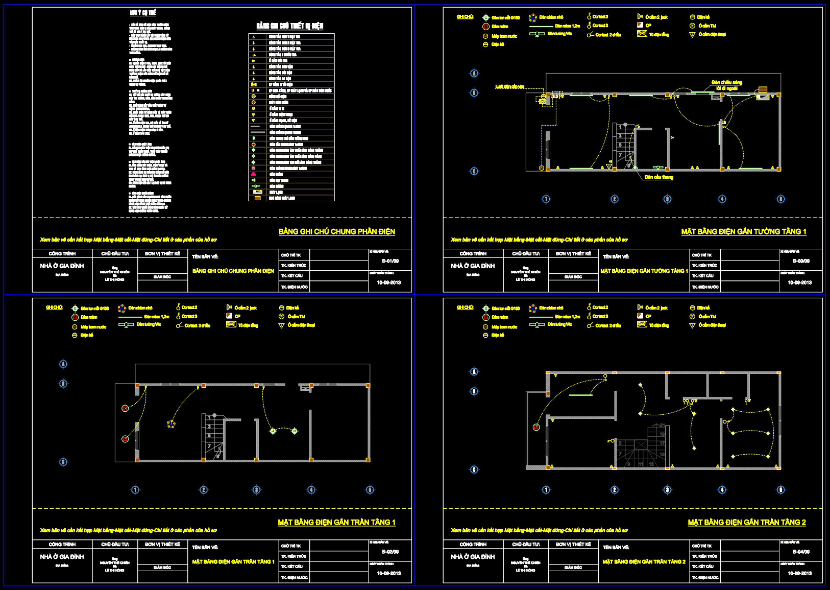 361. Residential Electrical Installation Drawings with Wiring Diagram (1)