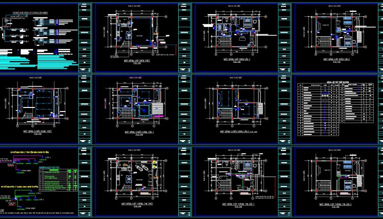 363.-electrical-power-lighting-cad-drawings-dwg