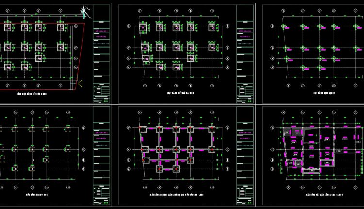 438.-complete-reinforced-concrete-structural-cad-drawings-for-residential-building-dwg-1