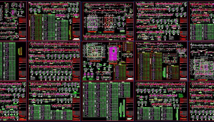 439.-download-complete-pile-foundation-structural-cad-drawings-with-reinforcement-details-dwg-1