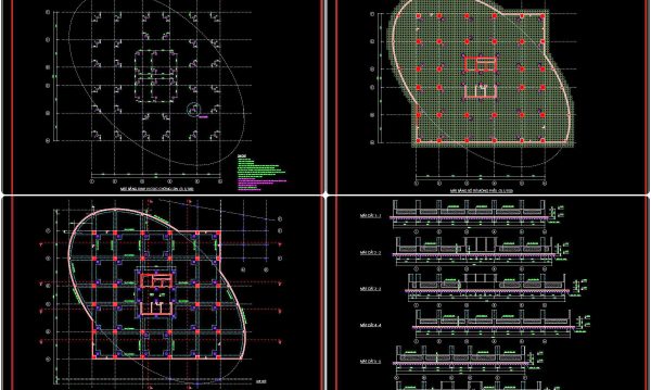 2 weeks ago
                

                
             72443. Download Free Detailed CAD Drawings of Raft Foundation Steel Structure Plans