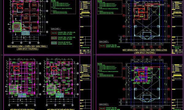 447.-complete-reinforced-concrete-structural-cad-drawings-for-multi-storey-building-dwg-1