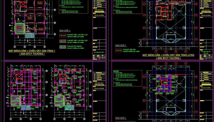 447.-complete-reinforced-concrete-structural-cad-drawings-for-multi-storey-building-dwg-1
