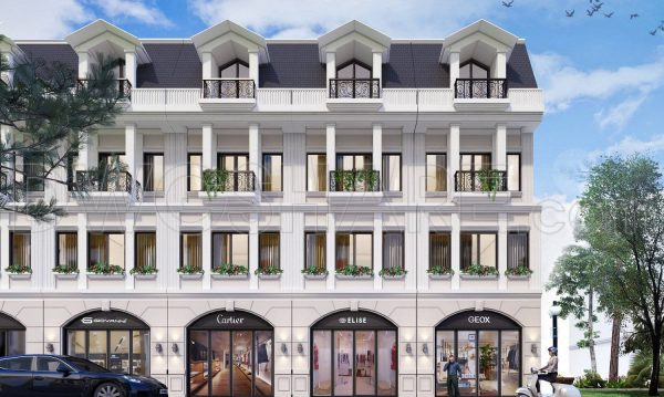 458. Modern 4-story Townhouse – Architectural Floor Plans, Elevation & Section (1)
